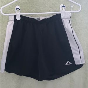 Black Adidas CLIMALITE Running shorts
